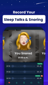 Sleep Monitor: Sleep Trackerتجربة نوم أكثر راحة من خلال تتبع دورة النوم وتسجيلها 3